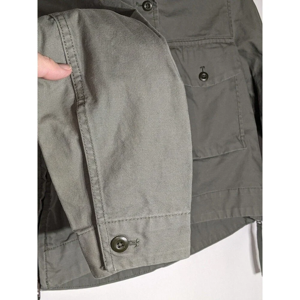 REI Co-op Trailsmith Utility Jacket Women's Sz S Gray Military Novelty Outdoors
